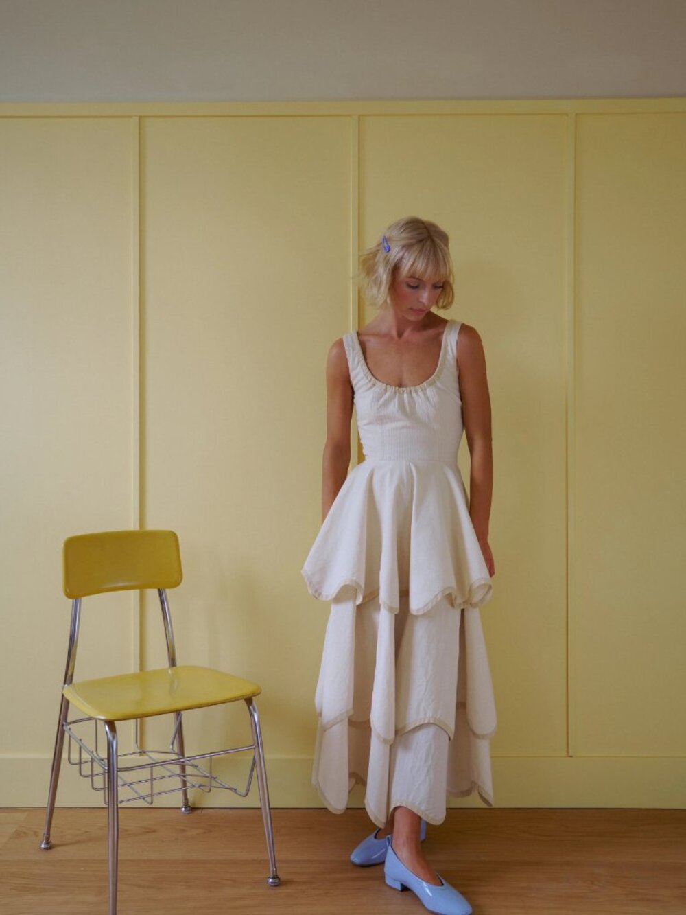 Alli Marye Millie dress in natural - Picture 6 of 8